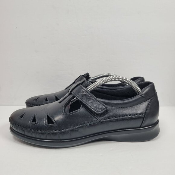 SAS Women's Tripad Comfort Black Leather Shoes US Size 8 - Picture 2 of 8